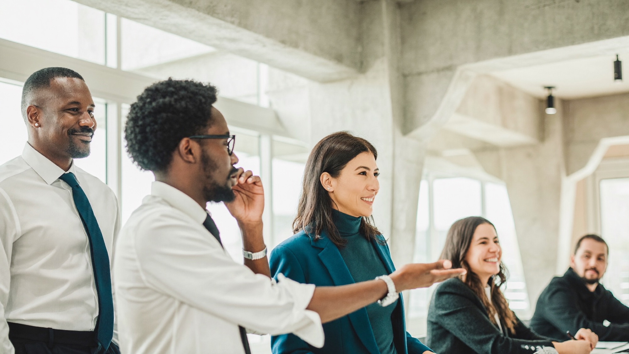 A welcoming team of professionals working together
