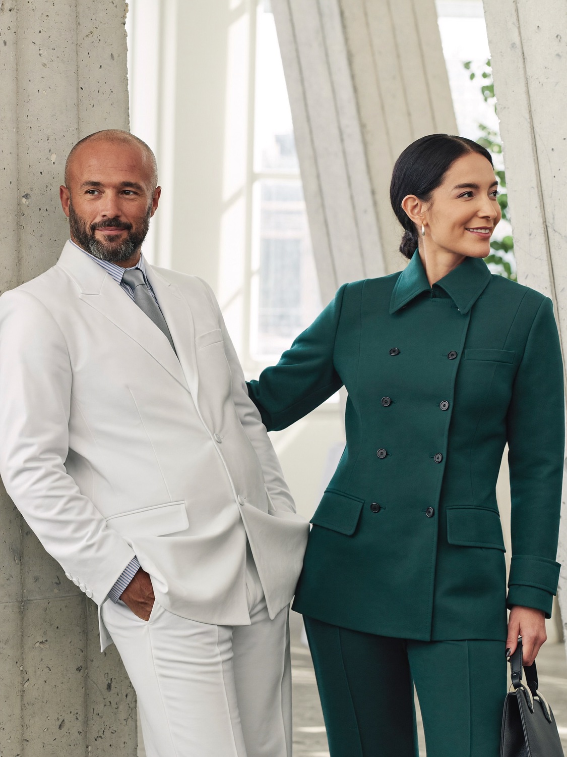 Two members of the firm's leadership standing together